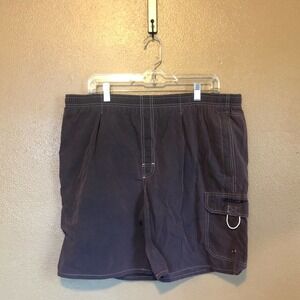 Speedo Vintage Purple Swim Trunks Size L